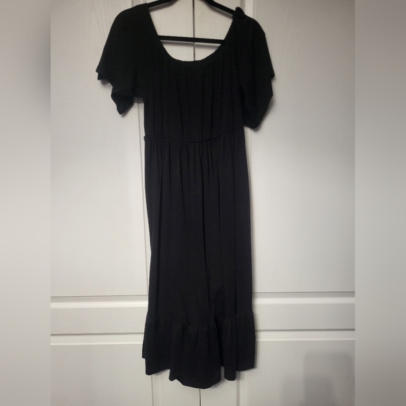 Large loose fitting off the shoulder Midi dress - Picture 4 of 8